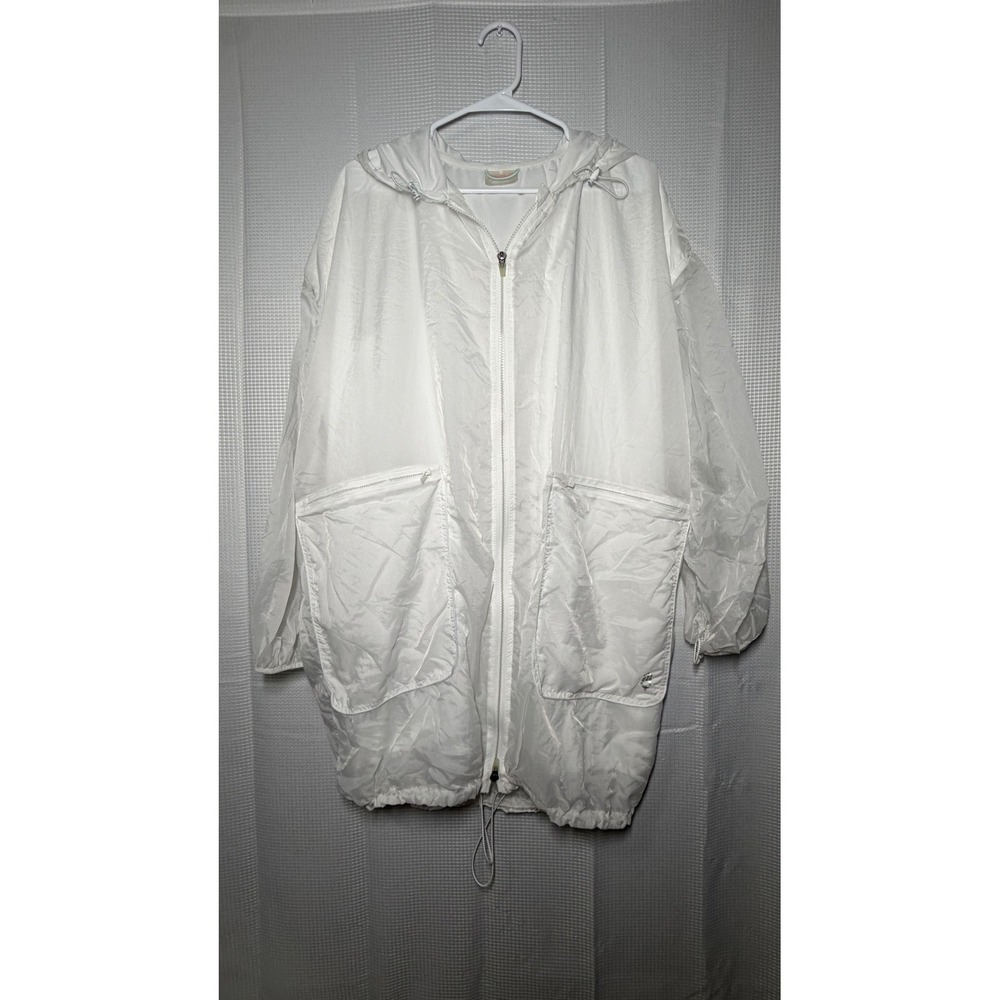 FP‎ Movement Windbreaker XS/S White Hooded Oversized Parka Jacket